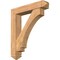 Ekena Millwork Imperial Arts and Crafts Smooth Bracket w/ Offset Brace, Western Red Cedar, 7 1/2"W x 38"D x 44"H BKT0806X38X44IMP03SWR - alternate 1